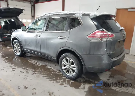 2014 Nissan Rogue Sv z USA, uszkodzony, nr VIN 5N1AT2MVXEC804479